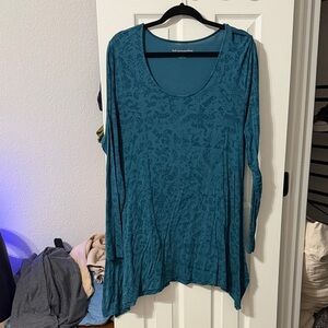 Soft surroundings Teal Long Sleeve Women's Top